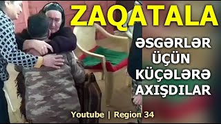 Zaqatala İgid Əsgərini Qarşılayır - Qürurverici Görüntülər