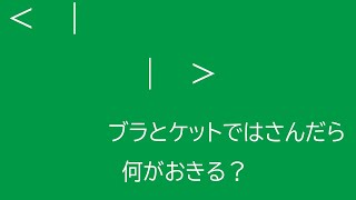 ブラとケットではさんだらどうなる？