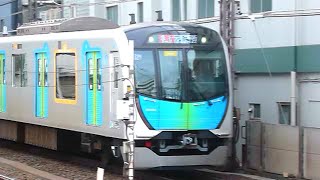 西武40000系40154F 東急東横線 急行 中目黒駅到着