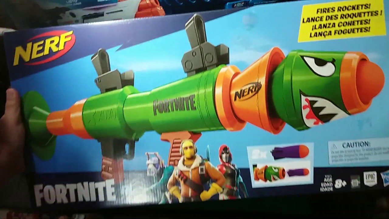 NERF RL Fortnite Rocket Launcher - YouTube