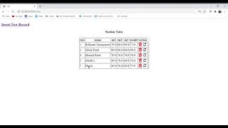 Student Table Data Insert , Update , Delete With Pycharm