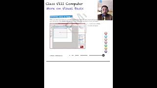 More on Visual Basic Class VIII