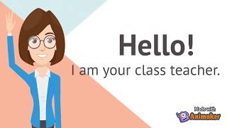 Teacher Introduction animated video | First day of the school |introduction in innovative way