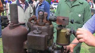 RS Rohölmotor mit Seilmaschine - Hot Bulb Stationary Engine