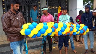 Beautiful PI PII for jallikattu hori habba, Balloons decoration for bull festival