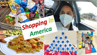 #teluguvlog My First shopping Vlog in USA|#Telugu Vlogs from USA kitchen tips Life in USA~Indians