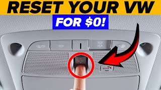 $0 VOLKSWAGEN Reset Trick Mechanics HATE That Fixes EVERYTHING