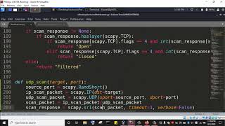 Malicious Python 3 Programming: Port Scanner - udp scan