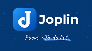 Focus : To-do list - Joplin