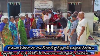 ఘనంగా యంగ్ రెబల్ స్టార్  ప్రభాస్ జన్మదిన వేడుకలు.B4TV.