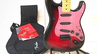 fender galaxy red 紹介してみた！Introduce fender galaxy red ! it's very cool!