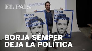 BORJA SÉMPER, el verso libre del PP, DEJA LA POLÍTICA