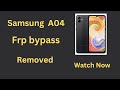 Samsung A04 frp bypass done ✔ 👌