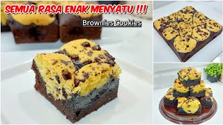 memang perpaduan rasanya enak banget👍pantesan laris || BROWNIES COOKIES