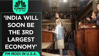 'India Will Soon Be The 3rd Largest Economy' | PM Modi's Address At The US Congress | CNBC TV18