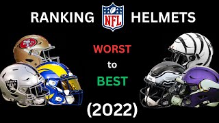 Ranking Every NFL HELMET From WORST to BEST! (2022)