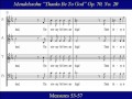 Tenor Mendelssohn Elijah OP70 20 Thanks Be To God