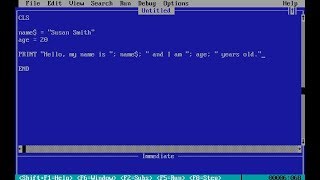 QBasic - Variables