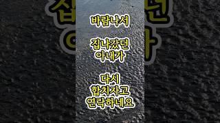 집나갔던 아내가 다시 합치자고 연락하는데