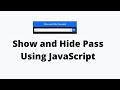 Show/Hide Password Toggle With JavaScript