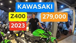 NEW KAWASAKI Z400 2023 SRP 279,000 SPECS DEMO SOUND CHECK KIRBY MOTOVLOG