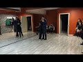 kapalı tutuş  salon stili  giro -  tango