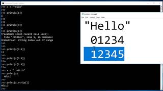 5. Python - Strings | sub-string