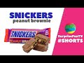 Snickers Peanut Brownie Chocolate Bar #Shorts