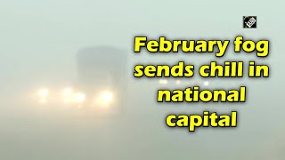 February fog sends chill in national capital