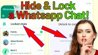 How to Hide Whatsapp Chat Without Archive in iPhone 🔐 Lock Whatsapp Chat in iPhone without Face ID