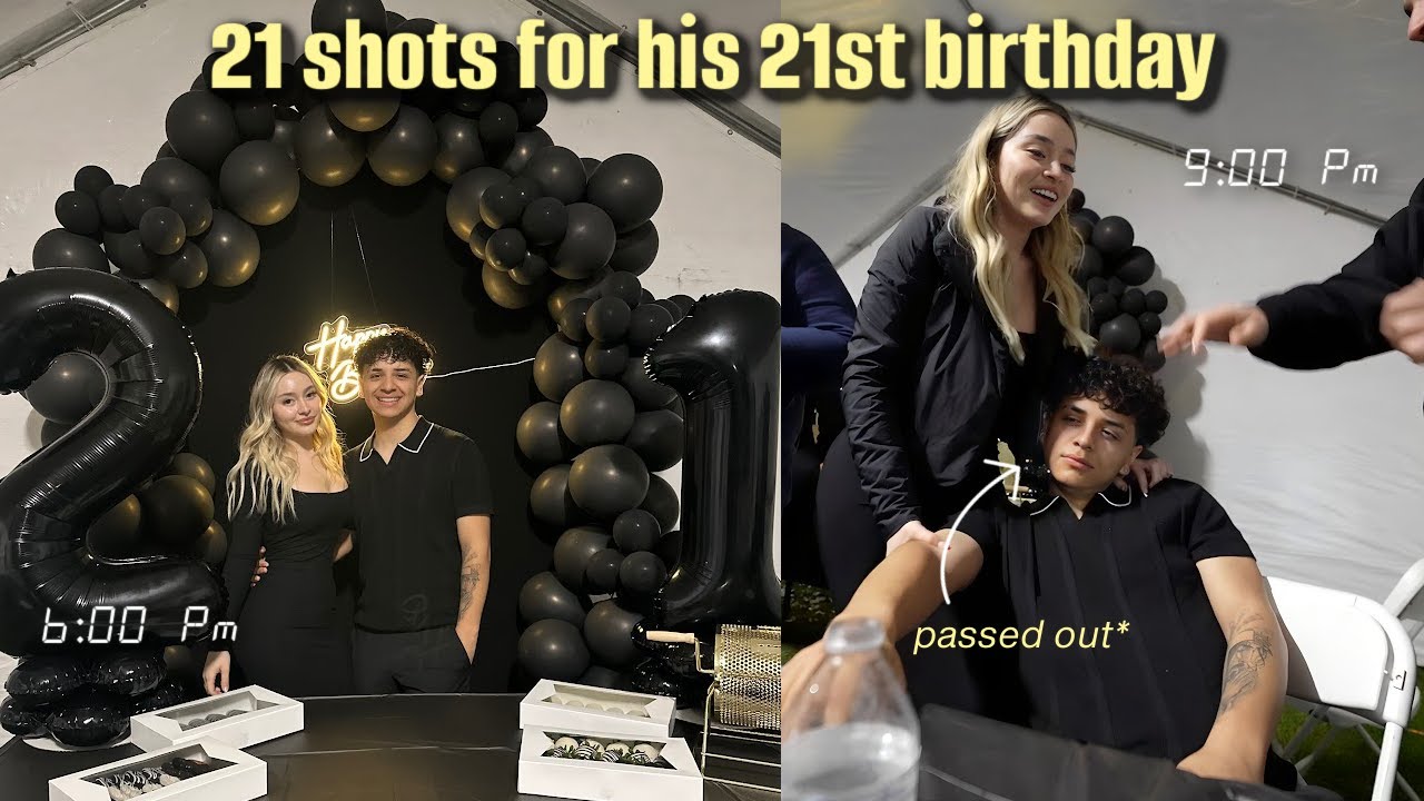 Jake S 21st Birthday Party Vlog We Turned Up Youtube