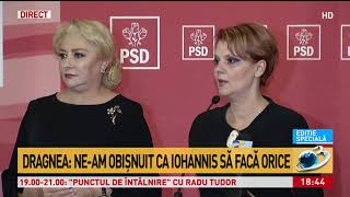 Lia Olguţa Vasilescu: Am votat împotriva domnului Stănescu