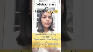 Abstract Class vs Interface in Java 🤯 | Real OOP Example Explained in 60 Seconds