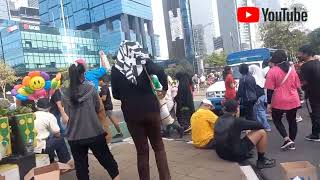 Wow.. Ramainya Jakarta Di Hari Libur