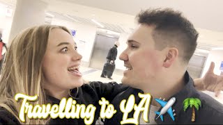 GOING TO LA 🇺🇸 Travel Vlog PART 1 | London to Los Angeles!