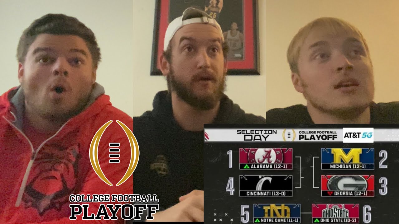 College Football Playoff Final Rankings Reaction! | CFP Final Rankings ...