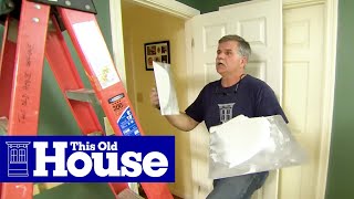 How to Repair a Cracked Drywall Ceiling | This Old House