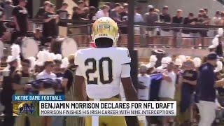 Notre Dame cornerback Benjamin Morrison declares for NFL Draft