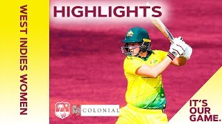 West Indies Women vs Australia Women | 3rd Colonial Medical Insurance ODI 2019 - Highlights