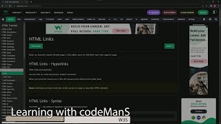 (SCRAPPED) Master HTML with W3Schools: HTML Links