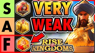 These WEAK Commanders NEED A BUFF in Rise of Kingdoms!