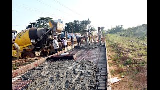 కావలి ట్రంక్ రోడ్డు విస్తరణ లో భాగంగా నిర్మాణం జరుగుతున్న కాలినడక దారి (ఫుట్ ఫాత్) @KS NEWS