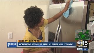 Homemade recipe for keeping stainless steel clean