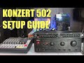 How to Connect EQUALIZER,MIXER & SPEAKERS on KONZERT 502 - Integrated Amplifiers Setup