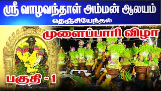 தெஞ்சியேந்தல் வாழவந்தாள் அம்மன் முளைப்பாரி விழா பகுதி 1 / Mulapaari Festival Part-1 Thenchiyaenthal