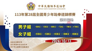 2024年第28屆全國青少年跆拳道錦標賽｜10月13日賽程 第四場地