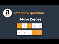 Move Zeroes - Array - LeetCode 283 (Python)