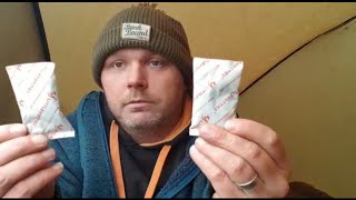 Carp fishing Q lake with little hotties hand warmer review