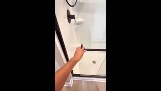 Upgrade Your Bathroom with This 44–48'' Sliding Shower Door!