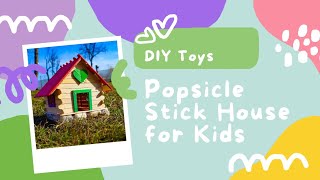 DIY Popsicle Stick House: Timelapse Construction Adventure!